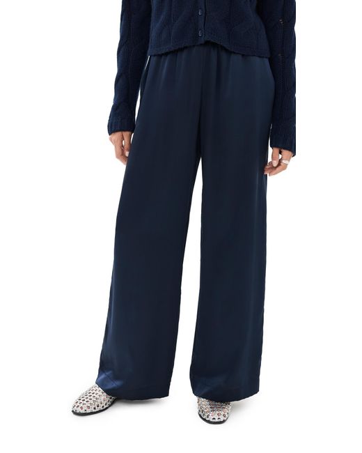 SABLYN Blue Brynn Pull On Wide Leg Pants