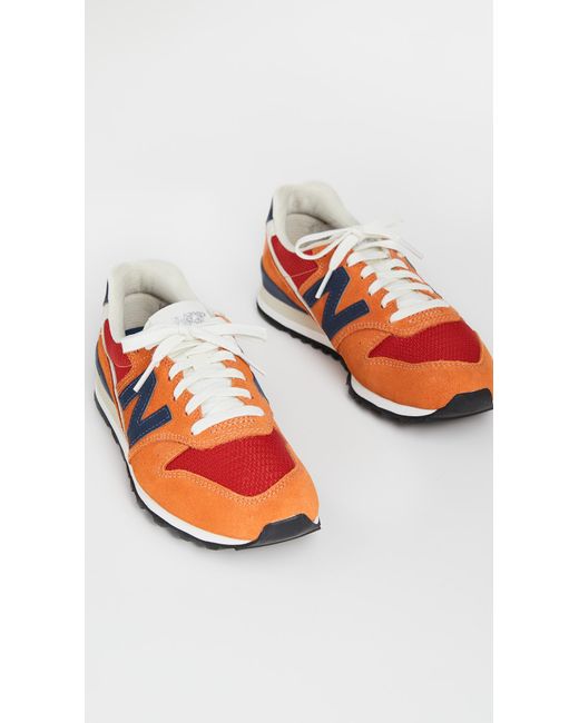 New Balance 996 V2 Sneakers in Orange Lyst