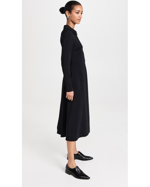 Co. Black Long Sleeve Shirt Dress