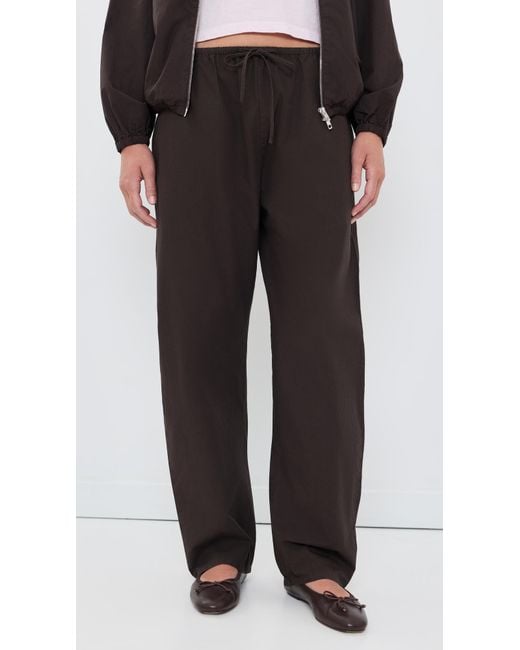 Leset Black Kyoto Drawstring Pants