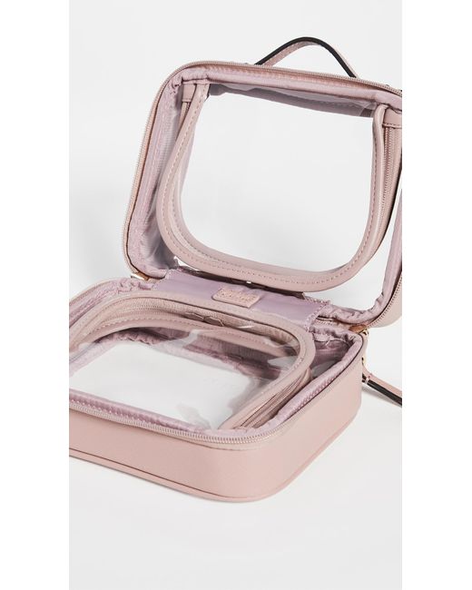 CALPAK Black Mini Clear Cosmetic Case