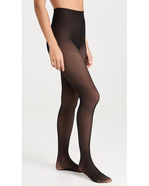 Stems Skin Illusion Lightweight Fleece Lined Tights in Black | Lyst Canada