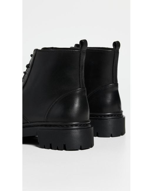 Staud Black Henry Combat Boots