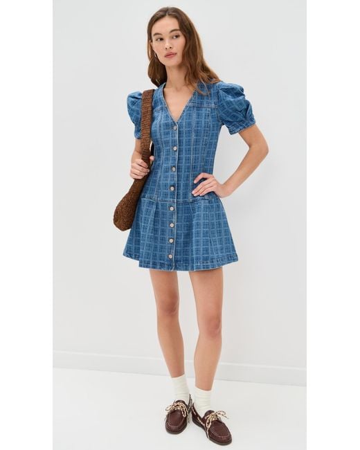 denim strapless dresses Medium Wash Strapless Denim Maxi Dress