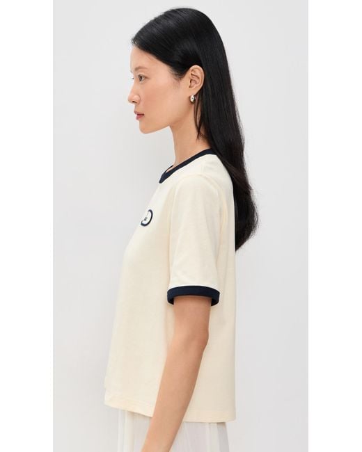 Sea Black Hester Solid Ringer T-Shirt