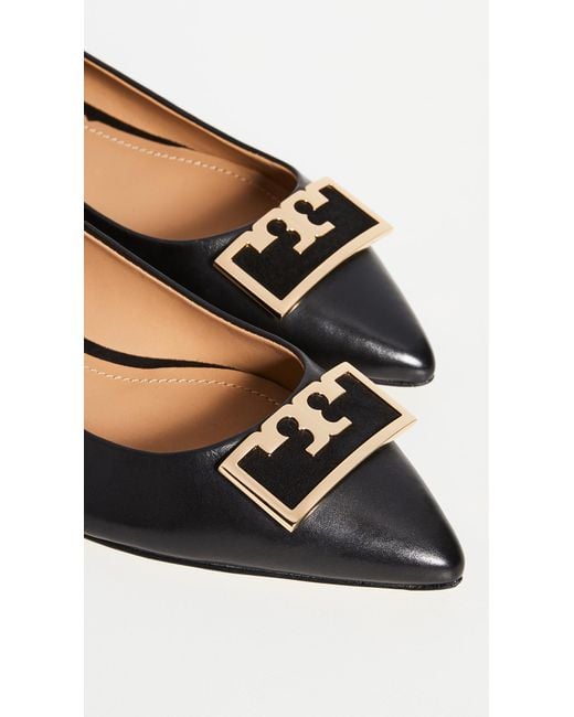 値下げ！未使用！TORY BURCH GIGI POINTY TOE FLAT Tory Burch Gigi Pointed Toe Flats in Black | Lyst