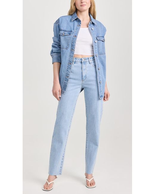 A.Brand Blue 94 High Straight Jeans