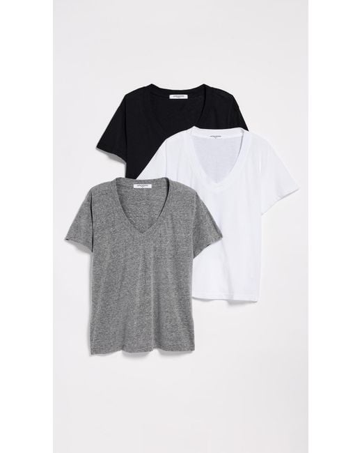 PERFECTWHITETEE Black Hendrix Tee 3 Pack