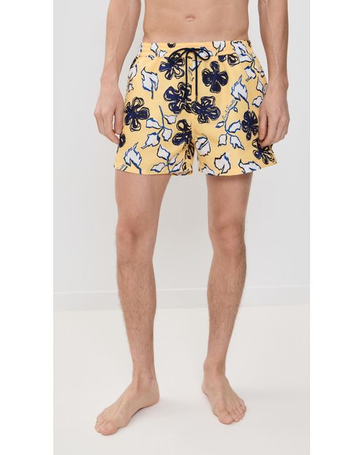 Paul Smith Black Yukka Swim Shorts for men