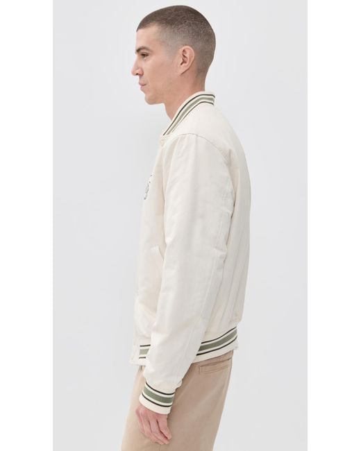Les Deux Natural Tech Varsity Jacket for men