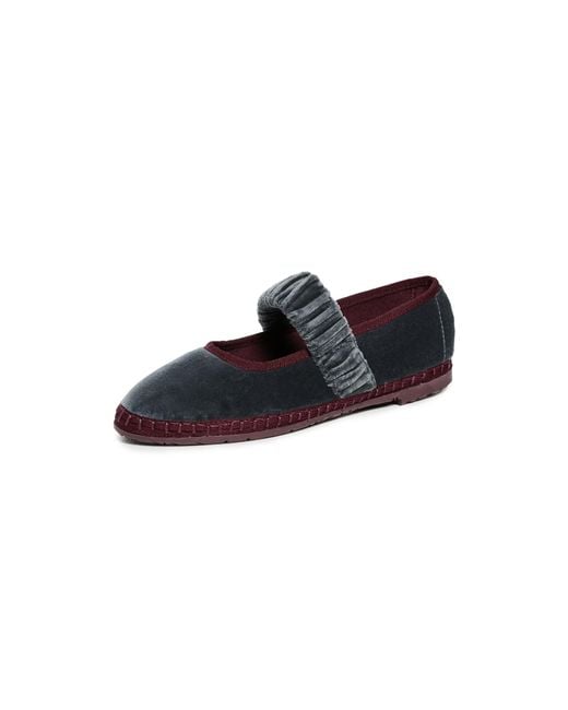 Flabelus Black Mafalda Mary Jane Flats