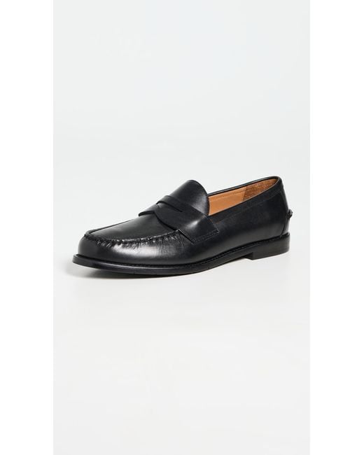 Polo Ralph Lauren Black Alston Leather Penny Loafers for men