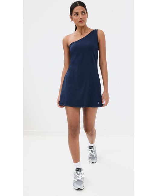 Sweaty Betty Blue All Round Asyetrical Dress