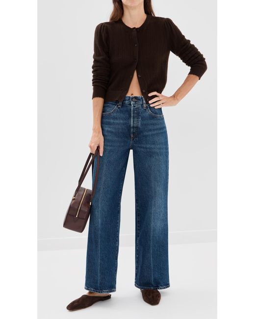 FRAME Blue The Pixie Petite Collegiate Jeans