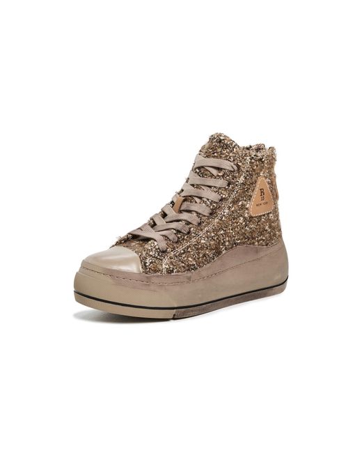 R13 Brown Kurt High Top Sneakers