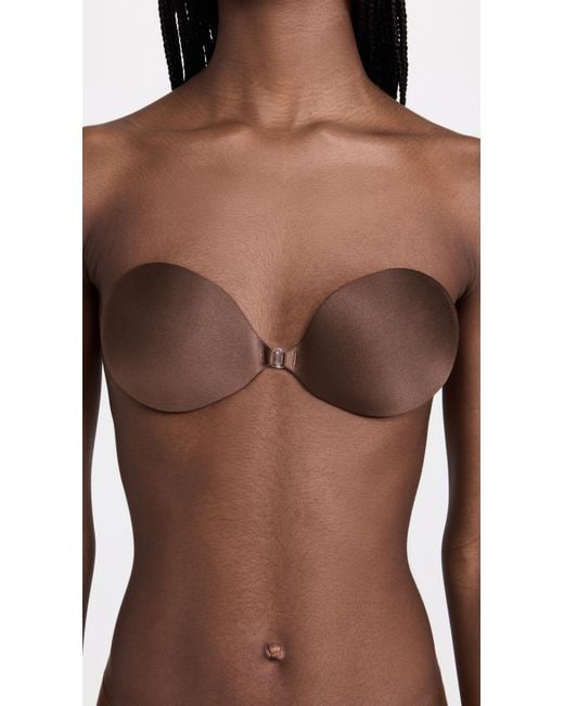 NuBra Brown Seamless Push Up Bra