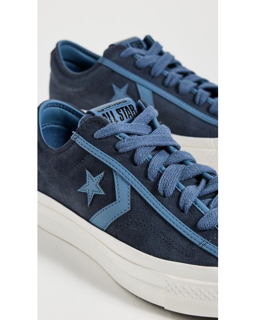 Converse Blue Star Player 76 Suede Sneakers for men