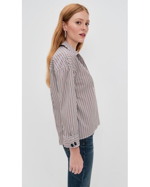 Veronica Beard Gray Draymond Shirt