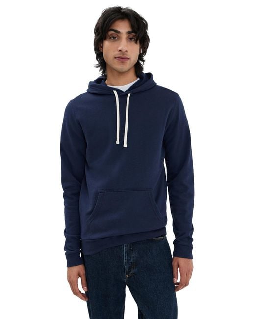 Marine Layer Blue Sunset Pullover Hoodie for men