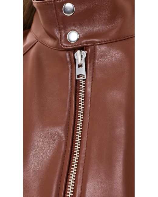 Agolde Red Nova Bomber Jacket