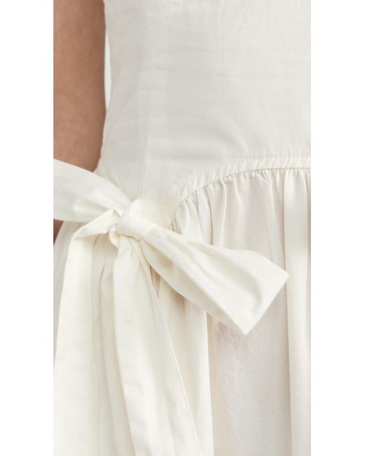 Damson Madder White Penelope Dress