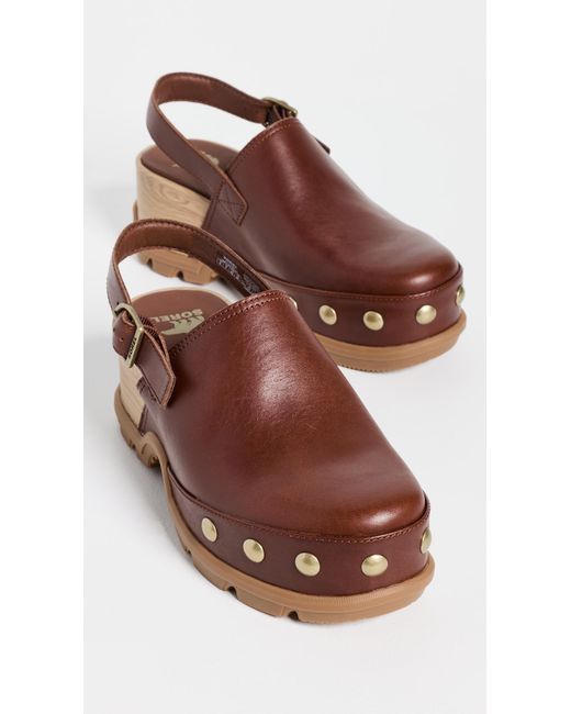 Sorel Brown Roam'N Rvt Clogs