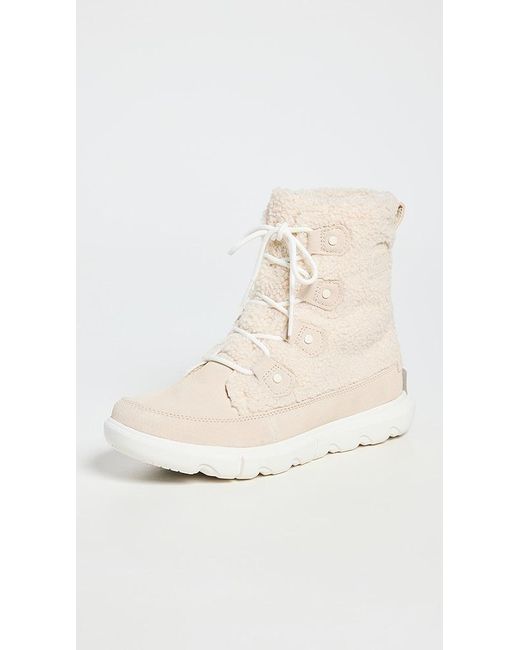 Sorel Explorer Next Joan Cozy Boots in White Lyst