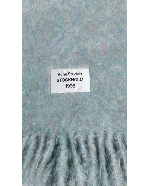 Acne Gray Voxy Rws Scarf