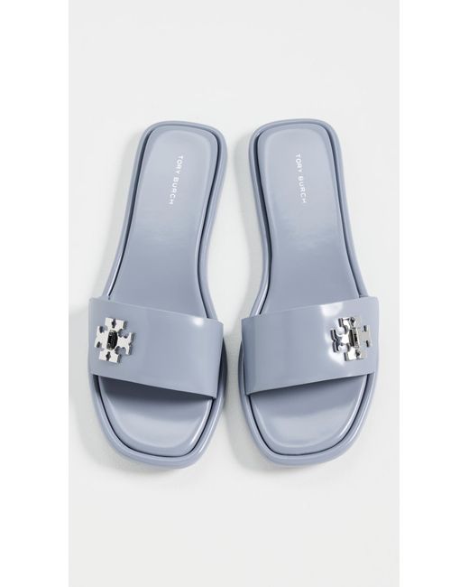 Tory Burch Multicolor T Lock Slides
