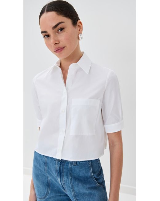 Twp Short Lived Button Down in White | Lyst