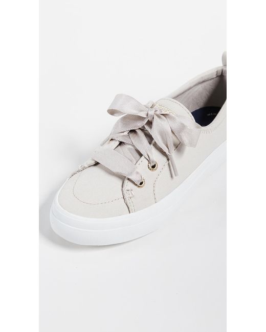 Sperry crest vibe satin hotsell lace sneaker
