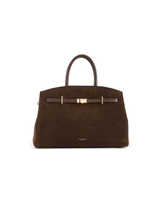 DeMellier London Brown Midi Hudson Handbag