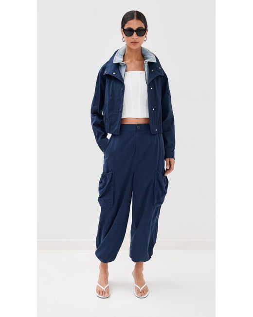 Jonathan Simkhai Blue Apollo Jacket
