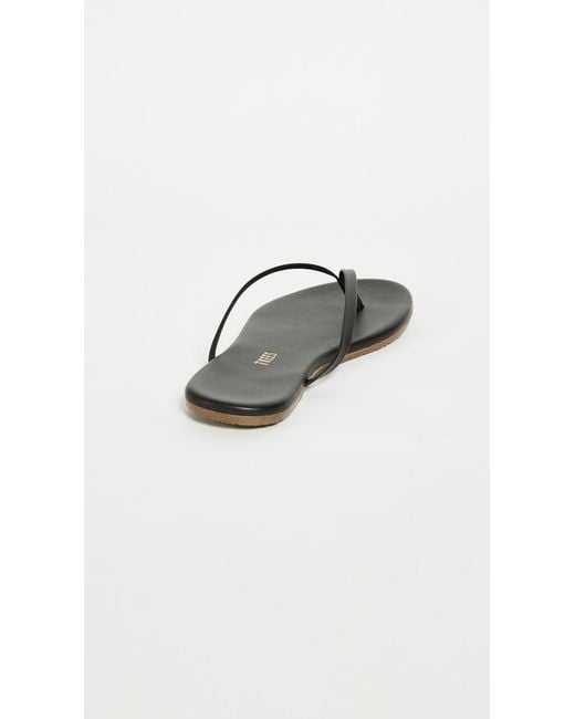 TKEES Black Liners Flip Flops