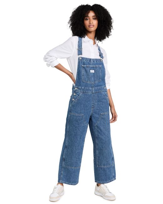 Levi's Blue baggy Work Overalls Where's Y Coin Purse