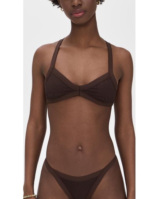 LSPACE Brown Tyla Top