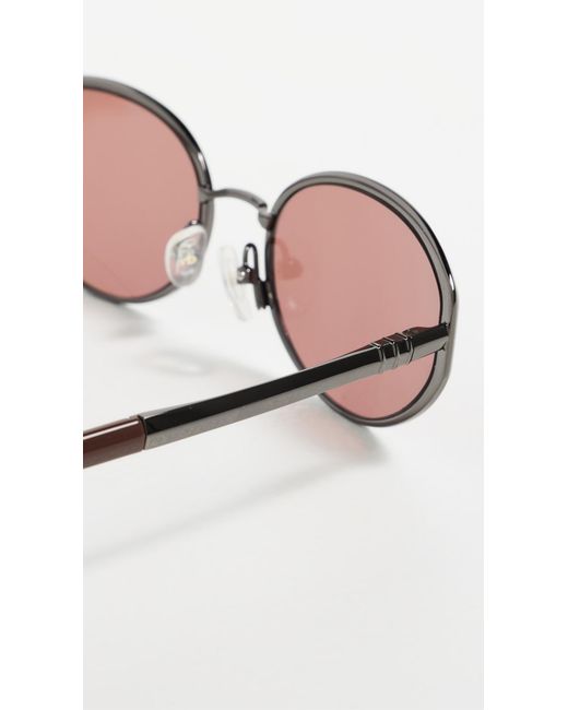 Rag & Bone Black Oval Metal Sunglasses