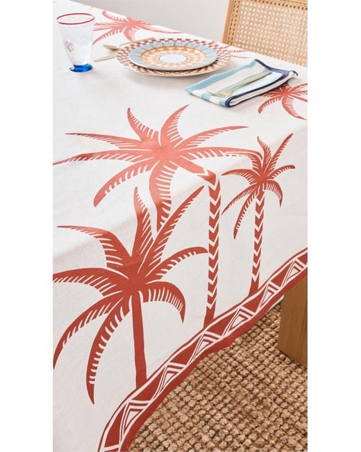 LaDoubleJ Red Medium Tablecloth (180X280)