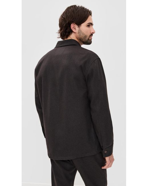 NN07 Black Freddy Overshirt for men