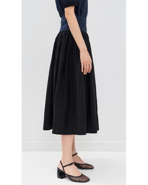 Ulla Johnson Black Angeline Skirt