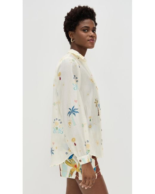 Never Fully Dressed White Charm Miley Shirt