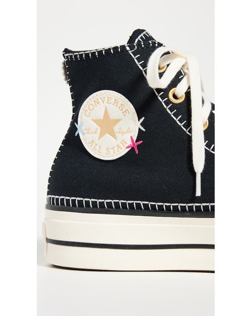 Converse White Chuck Taylor All Star Platform Sneakers