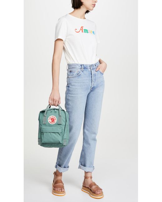 fjallraven kanken mini backpack frost green