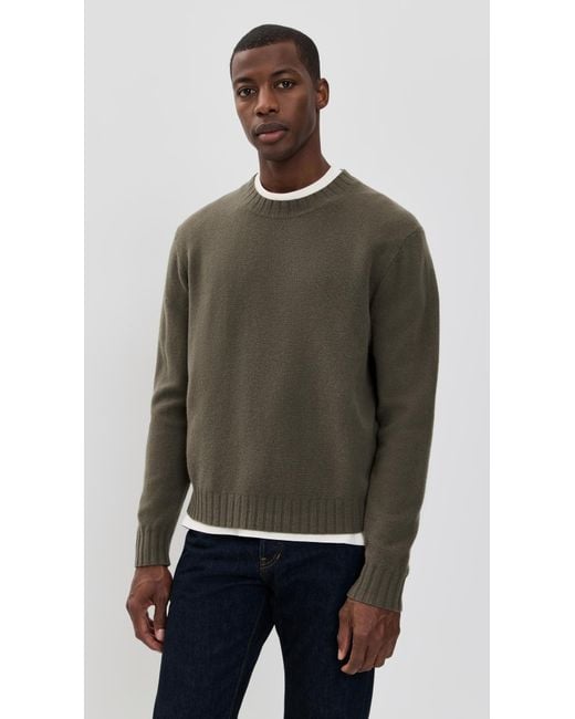 Madewell Black Set Wool Crew Sweater for men