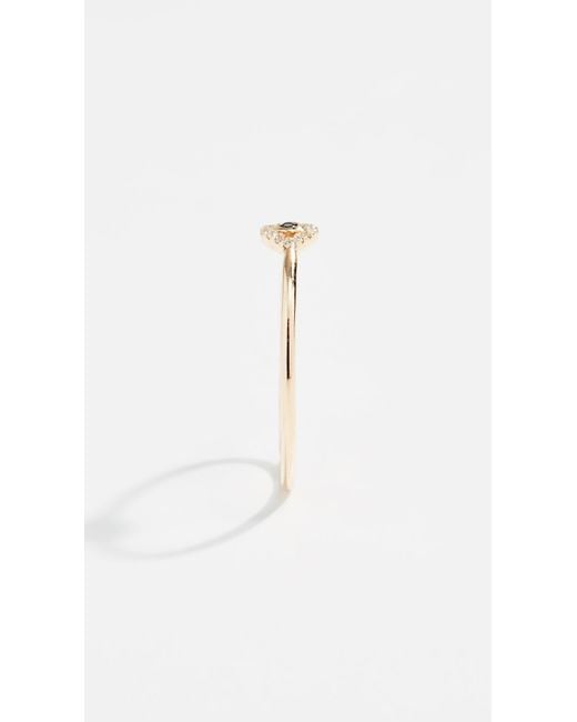 Sydney Evan Metallic Small Evil Eye Ring