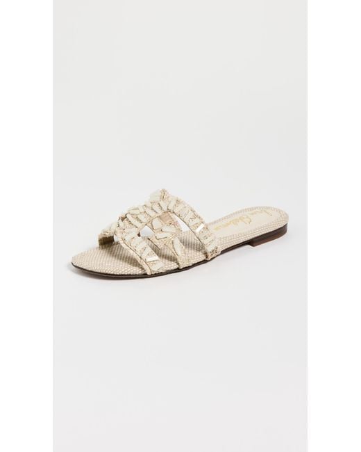 Sam Edelman White Bay Flat Sandal