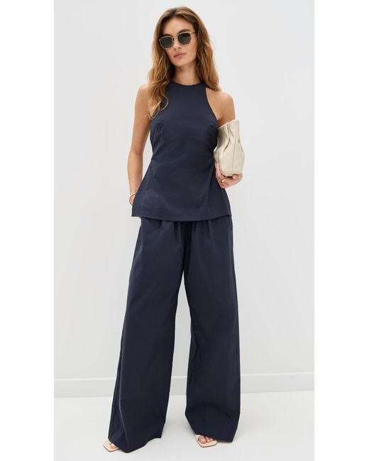 St. Agni Blue Everyday Drawstring Pants