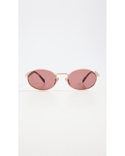 Prada Pink 0pr 65zs Sunglasses
