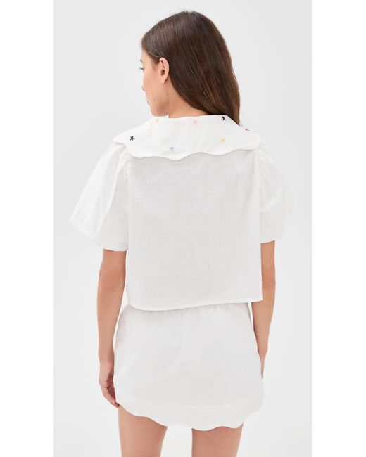 Sixxta White Marea Top