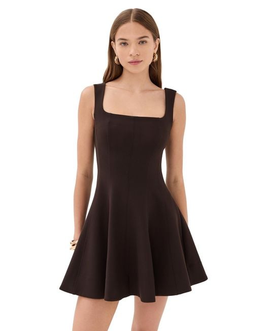 Jonathan Simkhai Black Bronte Mini Dress